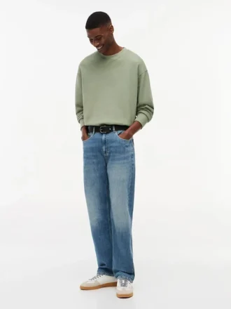 Felpa a trama a nido d’ape Tommy Jeans