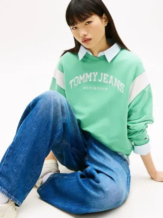 Felpa Boxy Tommy Jeans Athletics