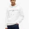Felpa con cappuccio e logo Tommy ricamato Felpa con cappuccio e logo Tommy ricamato