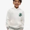 Felpa con cappuccio e monogramma ricamato per bambini Felpa con cappuccio e monogramma ricamato per bambini