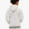 Felpa con cappuccio e monogramma ricamato per bambini Felpa con cappuccio e monogramma ricamato per bambini
