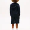 Felpa con cappuccio e zip con logo per bambini Felpa con cappuccio e zip con logo per bambini