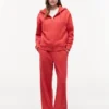 Felpa con cappuccio e zip dal taglio comodo Felpa con cappuccio e zip dal taglio comodo