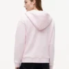 Felpa con cappuccio e zip dal taglio comodo Felpa con cappuccio e zip dal taglio comodo