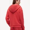 Felpa con cappuccio e zip dal taglio comodo Felpa con cappuccio e zip dal taglio comodo
