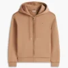 Felpa con cappuccio e zip dal taglio comodo Felpa con cappuccio e zip dal taglio comodo