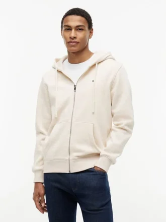 Felpa con cappuccio e zip Essential