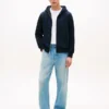 Felpa con cappuccio e zip Essential