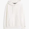 Felpa con cappuccio in jacquard di velluto con logo bandiera su tutta la superficie Felpa con cappuccio in jacquard di velluto con logo bandiera su tutta la superficie