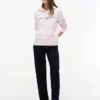 Felpa con cappuccio in pile con logo Tommy Felpa con cappuccio in pile con logo Tommy