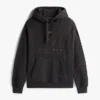 Felpa con cappuccio melange con logo Hilfiger Crest Felpa con cappuccio melange con logo Hilfiger Crest