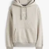 Felpa con cappuccio melange con logo Hilfiger Crest