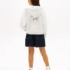 Felpa con cappuccio per bambini con logo a stella in strass