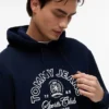 Felpa con cappuccio Tommy Jeans con logo Sports Club Felpa con cappuccio Tommy Jeans con logo Sports Club