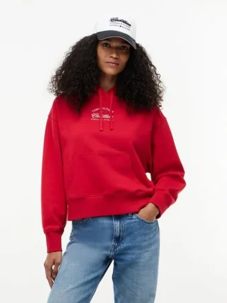 Felpa con cappuccio Tommy x Cadillac F1® Team Boxy