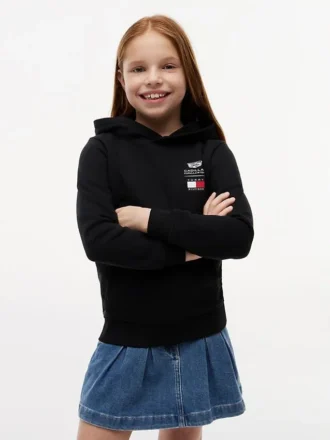 Felpa con cappuccio Tommy x Cadillac F1® Team Logo per bambini