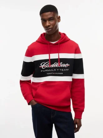 Felpa con cappuccio Tommy x Cadillac F1® Team Script