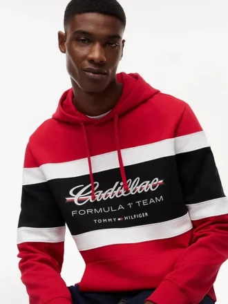 Felpa con cappuccio Tommy x Cadillac F1® Team Script