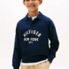 Felpa con grafica Hilfiger curvilinea per bambini Felpa con grafica Hilfiger curvilinea per bambini
