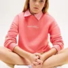 Felpa con logo Tommy glitterato per bambini