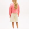 Felpa con logo Tommy glitterato per bambini