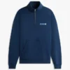 Felpa con logo Tommy Jeans e zip a un quarto Felpa con logo Tommy Jeans e zip a un quarto