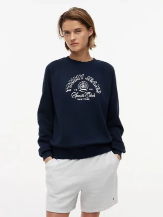 Felpa con logo Tommy Jeans Sports Club