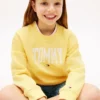Felpa con logo Tommy per bambina