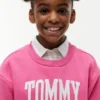 Felpa con logo Tommy per bambina Felpa con logo Tommy per bambina