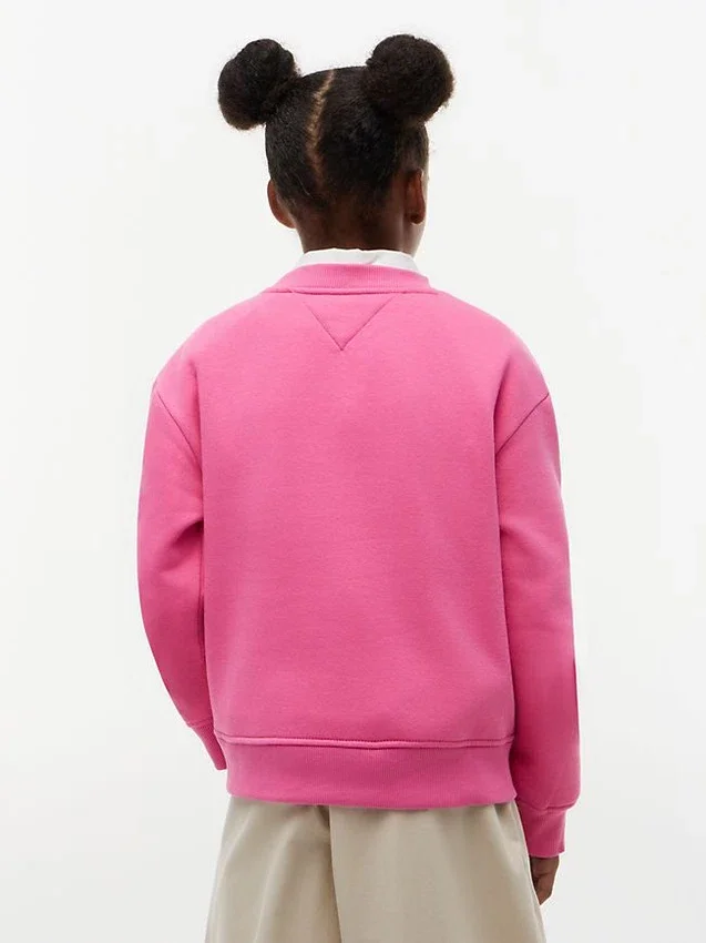 Felpa con logo Tommy per bambina Felpa con logo Tommy per bambina
