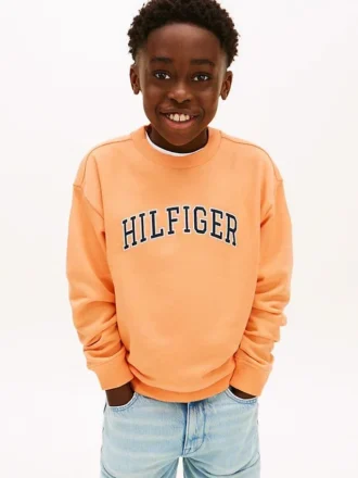 Felpa con logo Varsity per bambini
