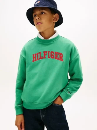Felpa con logo Varsity per bambini