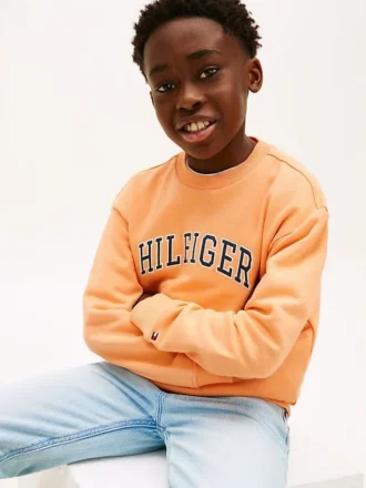 Felpa con logo Varsity per bambini