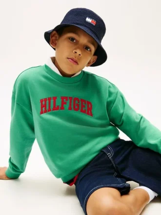 Felpa con logo Varsity per bambini