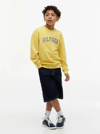 Felpa con logo Varsity per bambini