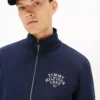 Felpa con zip in pile Flex con logo ad arco Felpa con zip in pile Flex con logo ad arco