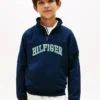 Felpa da bambino con zip a un quarto Felpa da bambino con zip a un quarto