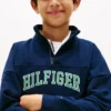 Felpa da bambino con zip a un quarto Felpa da bambino con zip a un quarto