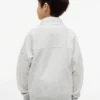 Felpa da bambino con zip a un quarto Felpa da bambino con zip a un quarto