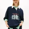 Felpa da donna Tommy Jeans 1985 Logo Oversized Rugby Felpa da donna Tommy Jeans 1985 Logo Oversized Rugby