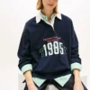 Felpa da donna Tommy Jeans 1985 Logo Oversized Rugby Felpa da donna Tommy Jeans 1985 Logo Oversized Rugby