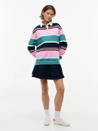 Felpa da rugby Tommy Jeans dalla vestibilità comoda