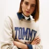 Felpa girocollo con logo Tommy Varsity Felpa girocollo con logo Tommy Varsity