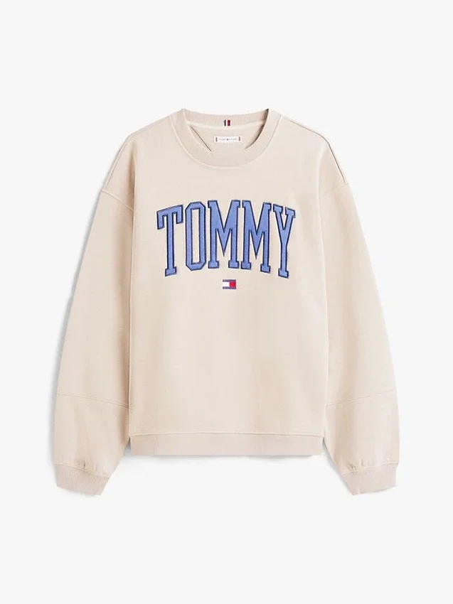Felpa girocollo con logo Tommy Varsity Felpa girocollo con logo Tommy Varsity