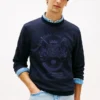 Felpa in maglia Intechno con logo Club tono su tono Felpa in maglia Intechno con logo Club tono su tono