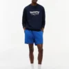 Felpa in pelle scamosciata con logo Tommy Jeans Felpa in pelle scamosciata con logo Tommy Jeans