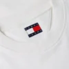 Felpa in pelle scamosciata con logo Tommy Jeans Felpa in pelle scamosciata con logo Tommy Jeans