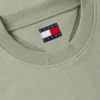 Felpa in pelle scamosciata con logo Tommy Jeans Felpa in pelle scamosciata con logo Tommy Jeans