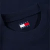 Felpa in pelle scamosciata con logo Tommy Jeans Felpa in pelle scamosciata con logo Tommy Jeans