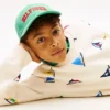 Felpa per bambini con bandiera da vela su tutta la superficie Felpa per bambini con bandiera da vela su tutta la superficie